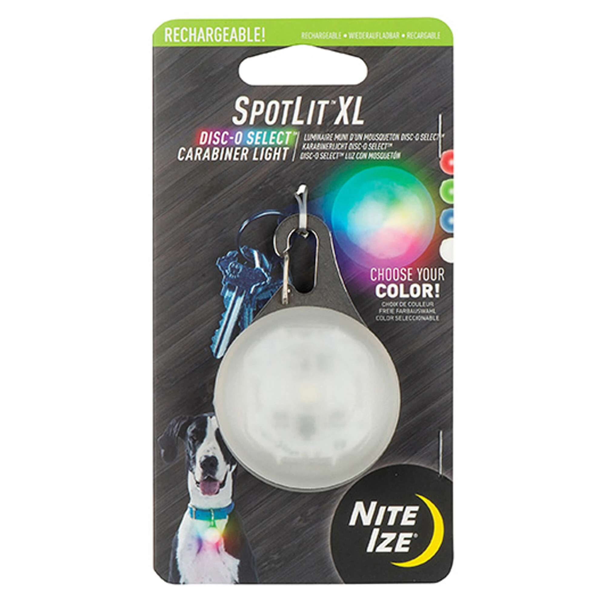 Nite Ize SpotLit XL Rechargeable Carabiner Light